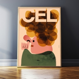 Plakat "CEL-PAL", J. Kamiński, 50x70