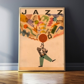 Plakat "JAZZ", Jakub Kamiński, 50x70